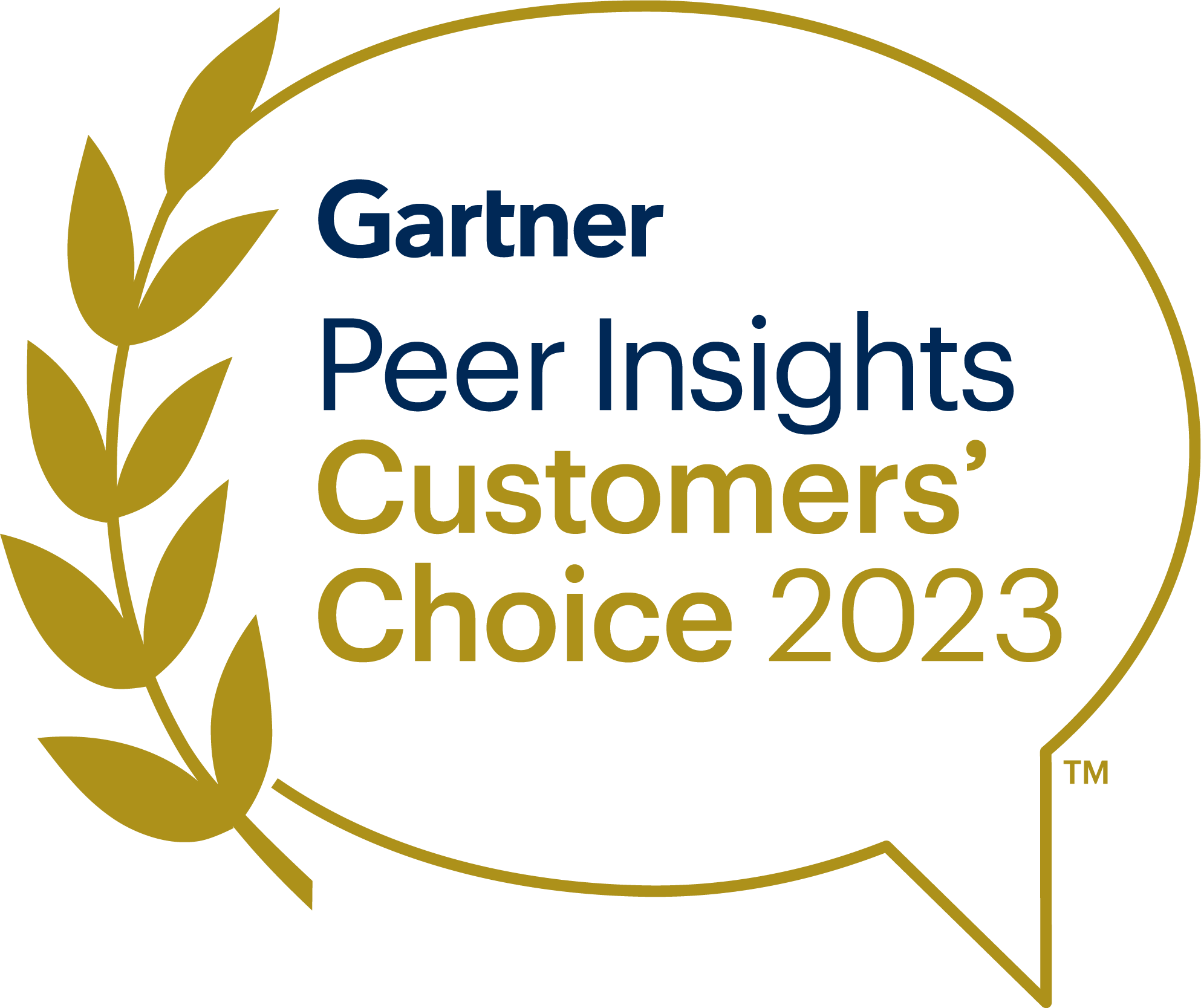 Gartner peer insights customers choice - Badge color