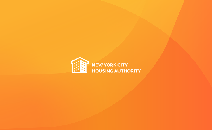 NYCHA orange background